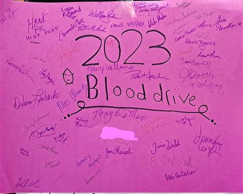 2023 Blood Drive Donors